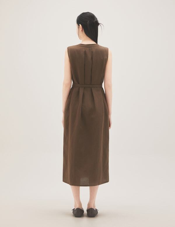 Roem Linen Long Dress Rmowg37R11