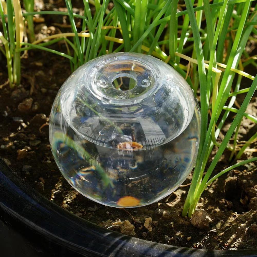 2pcs Tranaparent Self Watering Plant Watering Bulbs Flower Pot Seepage Water Globes  The Lazy