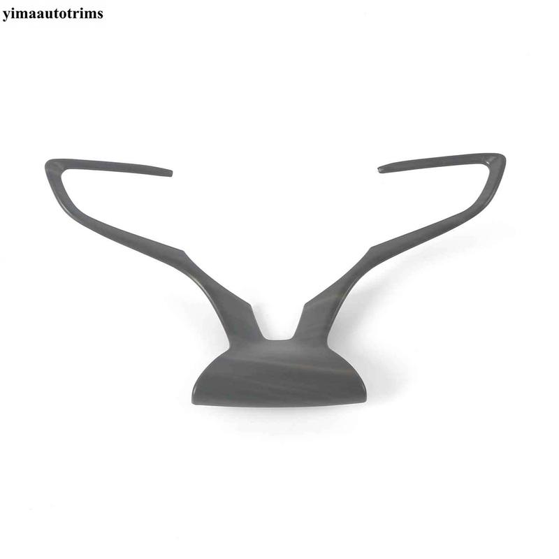 Car Steering Wheel Frame Decoration Cover Trim For BYD Seal EV - 2024 Black / Carbon Fiber / Wood Grain Style Accessories