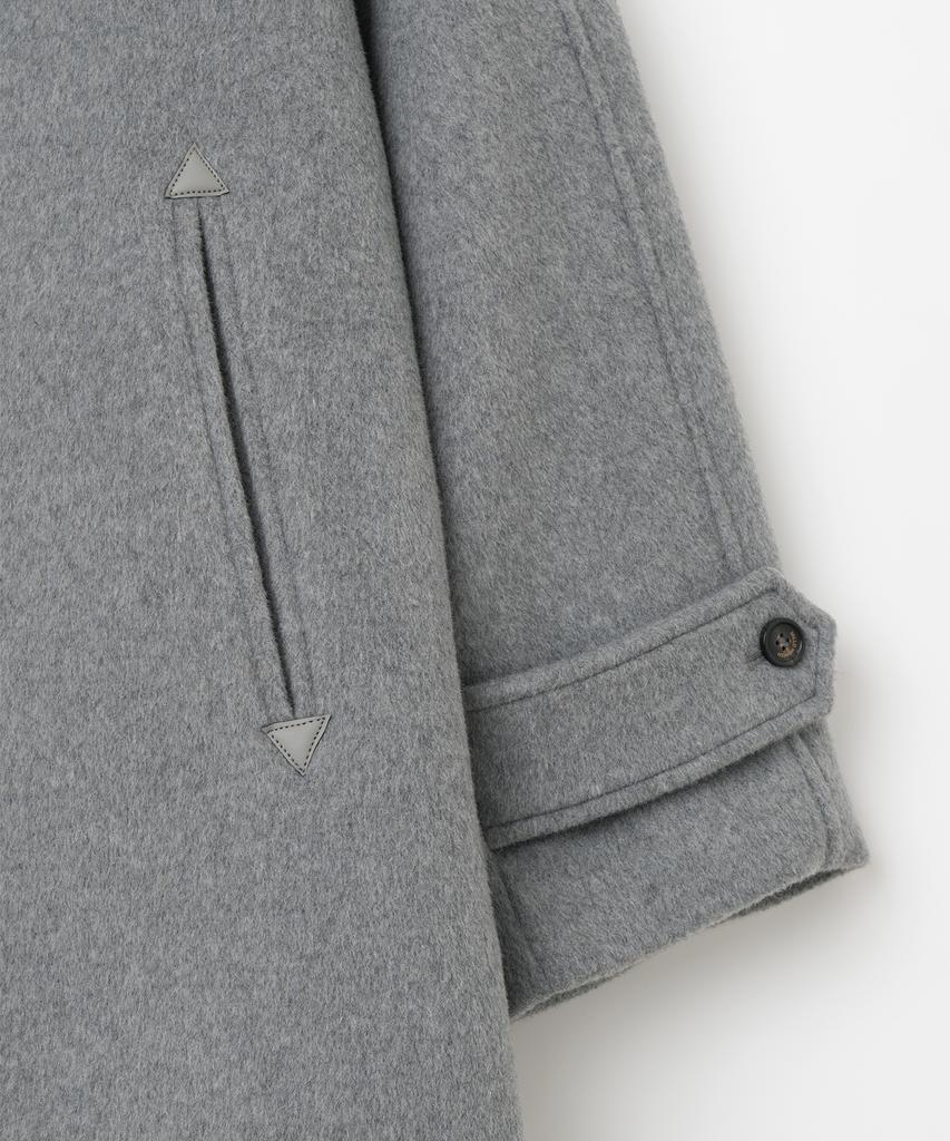 MILLO WOMEN Wool Raglan Half Coat [Grey]
