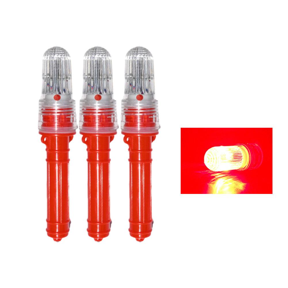 LED Marine Flare -3Pcs Boat Flares Coast Guard Approved Marine | Waterproof Emergency Signals for Fishing Nets, Buoys & Boats