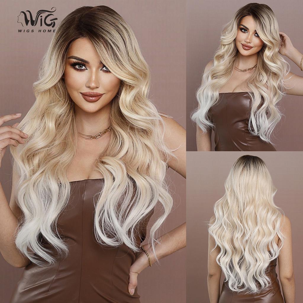 Т-образные парики на шнурке, шампанское, золото, подчеркивающие волны, боковые точки, парики на шнуровке, полный головной убор