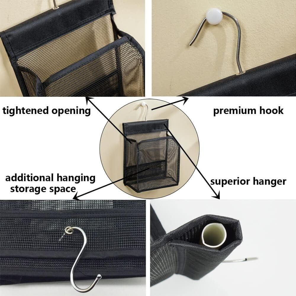 Large Capacity Shower Storage Basket Mesh Wash Bag Toiletry Organizer Dormitory