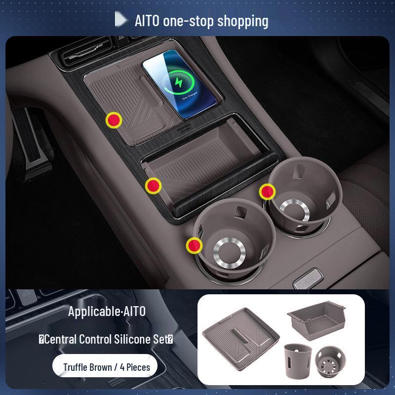 Essential Silicone Mat Set for AITO M7, M8, M9 Interior Decoration - Fits 26 Models