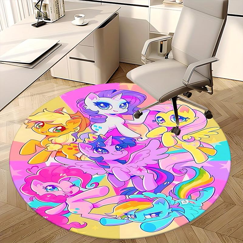 Разноцветный круглый коврик для стула My Little Pony - Декор для дома