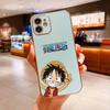 For iPhone 16 15 Max Samsung S24 S23 Plus A15 A35 A53 A73 Xiaomi 11T 12T 13T Redmi 13C Cute Luffy Design Full Camera Protect Soft Phone Case