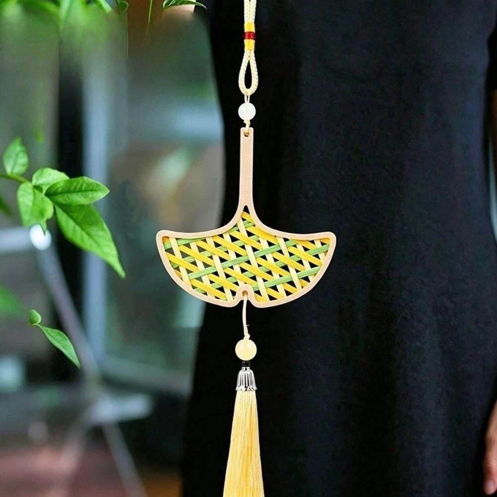 Zongzi Bamboo Pendant Material Kit Handmade Wind Chime Kit  Courtyard Decor