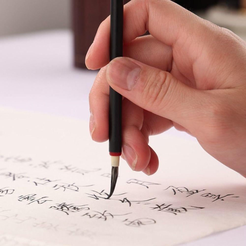 Кисть для китайской каллиграфии с масляной акварелью Wolf Hair Hook Line Fine Paint Brush Class