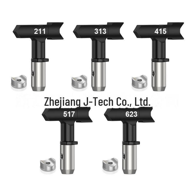 Комплект безвоздушного распылителя высокого давления: Форсунка, седло «утконос», труба, фильтр распылителя, удлинительный стержень.