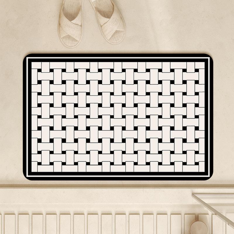 Bathroom Mats Kitchen Mats Doormats  Front Door Mats Dirt Repellent Non-Slip Floor Mat Shower Rugs Machine Washable