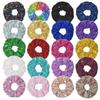 4.3inch Sparkly Sequin Scrunchies Glitter Hair Ties Ropes Colorful Elastic Hair Bands For Women Girls Kids Hair Accessories