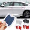 4 шт. защитной пленки для дверных ручек автомобиля, наклейки из углеродного волокна, устойчивые к царапинам покрытия, защитная пленка для ручек, наклейка на автомобиль, наклейка на автомобиль
