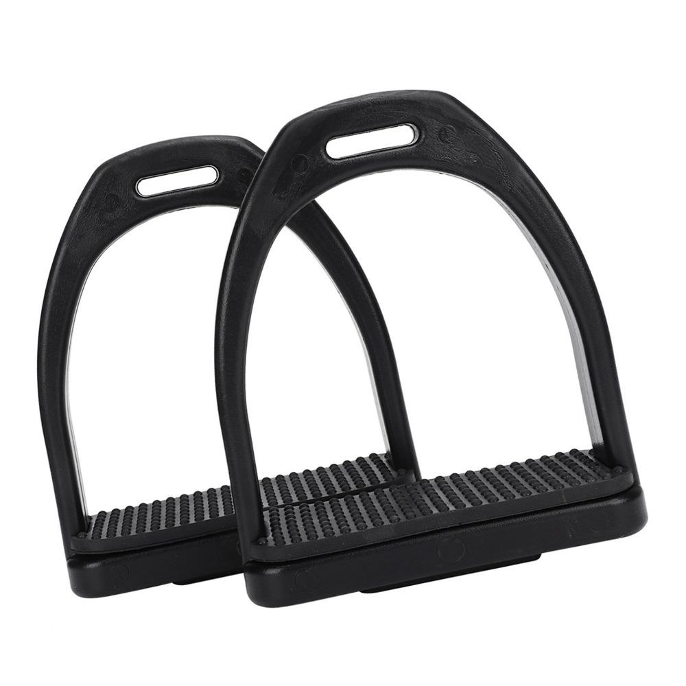 2pcs Wear Resistant Non-slip Rubber Pad Stirrups Plastic Horse Riding Stirrups Horse Riding