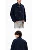 Men's Autumn Casual Jacket Metal Snap and Hook Buckle