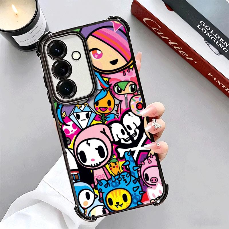 Япония T-Tokidokis Арт Мягкий Чехол Для Телефона Для Samsung A17 A27 A07 A37 A57 A16 A56 A15 A55 A14 A54 A13 A53 A26 A36 A25 A35 A24 A34 A2