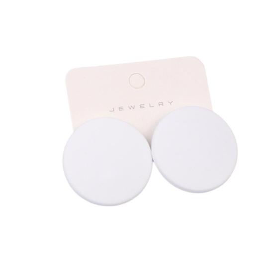 1 пара серег-гвоздиков ярких цветов с геометрическим рисунком, аэрозольная краска, пирсинг, простые для женщин и девочек, большие