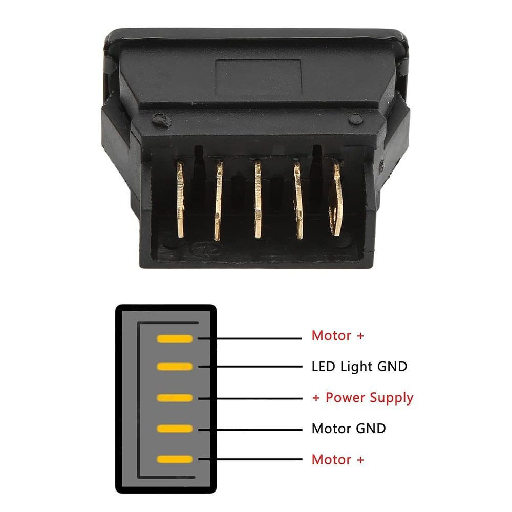 3 in 1 12V20A Car Door Power Switch OEM Replacement 5 Pins Door Glass Control Universal Lock Control Switch Car Interior Switches4