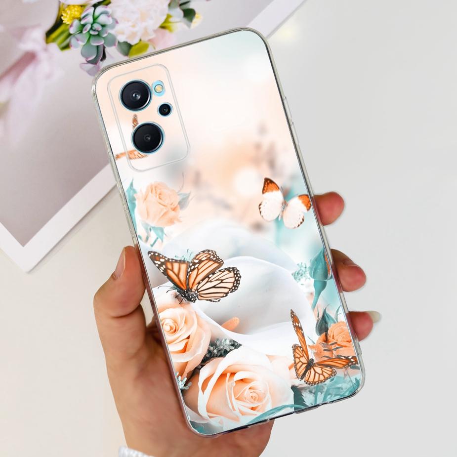 Чехол для Realme 9i RMX3491 Новый модный окрашенный чехол Прозрачный силиконовый мягкий ТПУ чехол для телефона Для Realme 9i 5G RMX3612 Realme9i Fundas