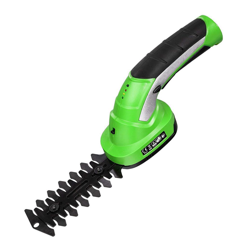 Аккумуляторные ножницы для травы 2 в 1, триммер для живой изгороди, электрические секаторы с вращающейся ручкой для очистки