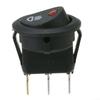 Black Red DC 12V 20A Switch Round 12V Red Led 23mm