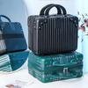 Cosmetic 14 Inch Makeup Case Handbag Luggage Travel Box with Straps Mini Handheld Suitcase Flight
