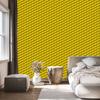 Wallpaper Geometric pattern yellow, yellow background for living room and bedroom 50x1000