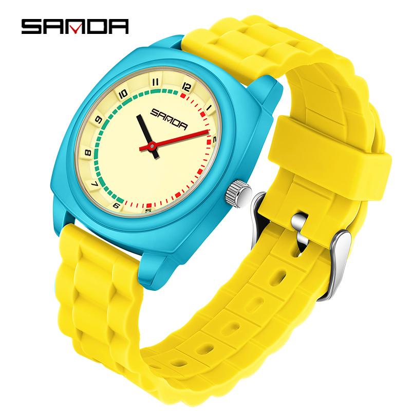 Sanda Top Brand Cute Style Women's Watch Luminous Elegant Dress Waterproof Wristwatch Women Fashion Casual Quartz Ladies Watches