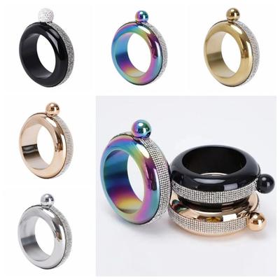 Фляги со стразами, Фляга для вина, Пять цветов, Фляга-браслет, Дизайн браслета, Бутылка для вина, На открытом воздухе