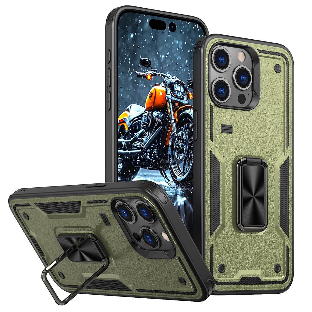For iPhone 11 12 13 14 Pro Max/14 Plus/12 Pro/13 Pro Max/iPhone XR Shockproof Phone Case Car Magnetic Bracket Protective Cover