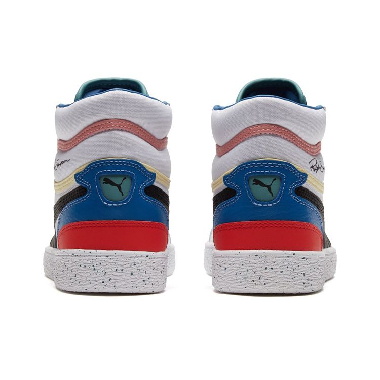 Puma Ralph Sampson Mid Go For Unisex Sneakers Multi-Color White Black 387874-01