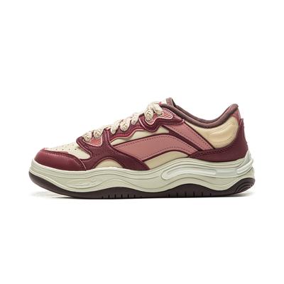 LiNing Future Flow Удобные универсальные нескользящие износостойкие низкие повседневные туфли женские кроссовки красные Mi AGCV008-3