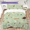The Gruffalo Pattern Bedding,Quilt Set Quilt Cover Pillowcase Home Birthday Gift(1 * duvet cover + 2 * pillowcase, without core)_lx