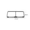 Bright Carbon Fiber Car Central AC Vent Outlet Frame Cover For Challenger 08-14