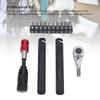Cycling Ratchet Wrench Set Multitool Tire Levers Portable Cycling Maintenance Kit with Screwdriver Bits for Home