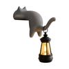 3D Printed Cat-Shaped Wall Hook Cute Bookshelf Lantern Animal Figurine Hook  Halloween Decorations