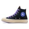 Chuck 70 High 'Шнурки-ленты - Черный Фиолетовый' A07976C
