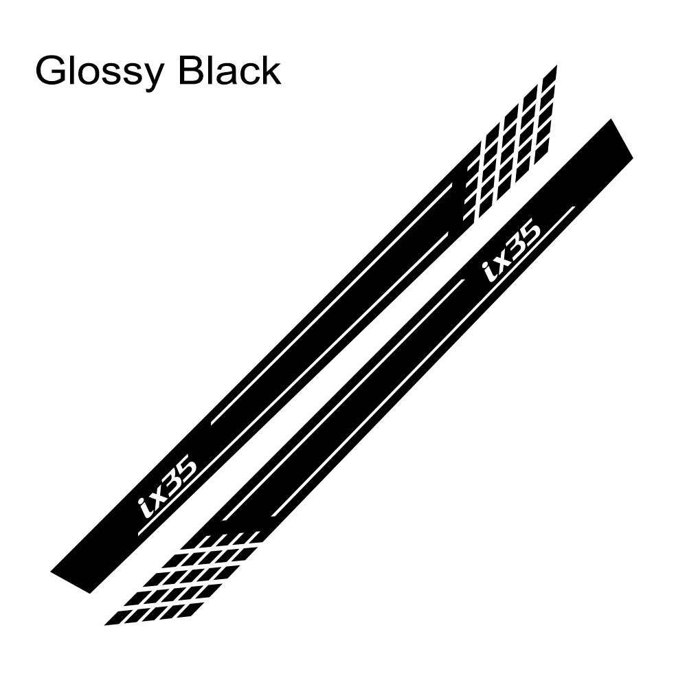 2 шт., наклейки на боковую юбку автомобиля для Hyundai IX35, виниловая пленка, спортивные авто украшения, Стайлинг, наклейки, тюнинг