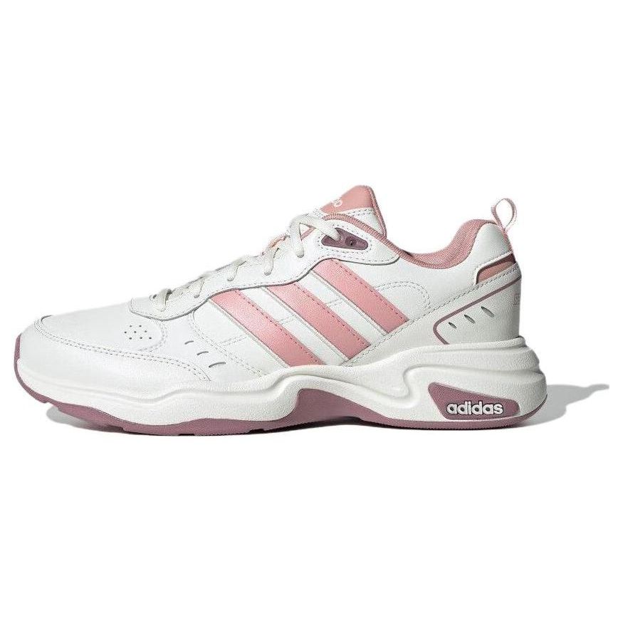 Adidas Neo Strutter Comfortable Versatile Shock Absorbing Non-Slip Durable Low-Top Casual Shoes Unisex Casual Shoes White Pink ID3565