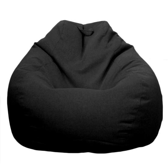 Bean Bag Cover No Filler Removable Bean Bag Chair Cover Washable Solid Color Sofa Cover for Bedroom Living Room Beanbag Chair