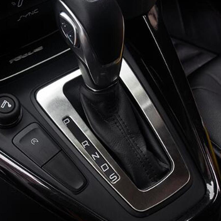 Накладка на панель приборов для Ford Focus MK3 Focus 3 2015-2018 LHD Накладки для отделки панели с ручкой переключения передач Наклейка