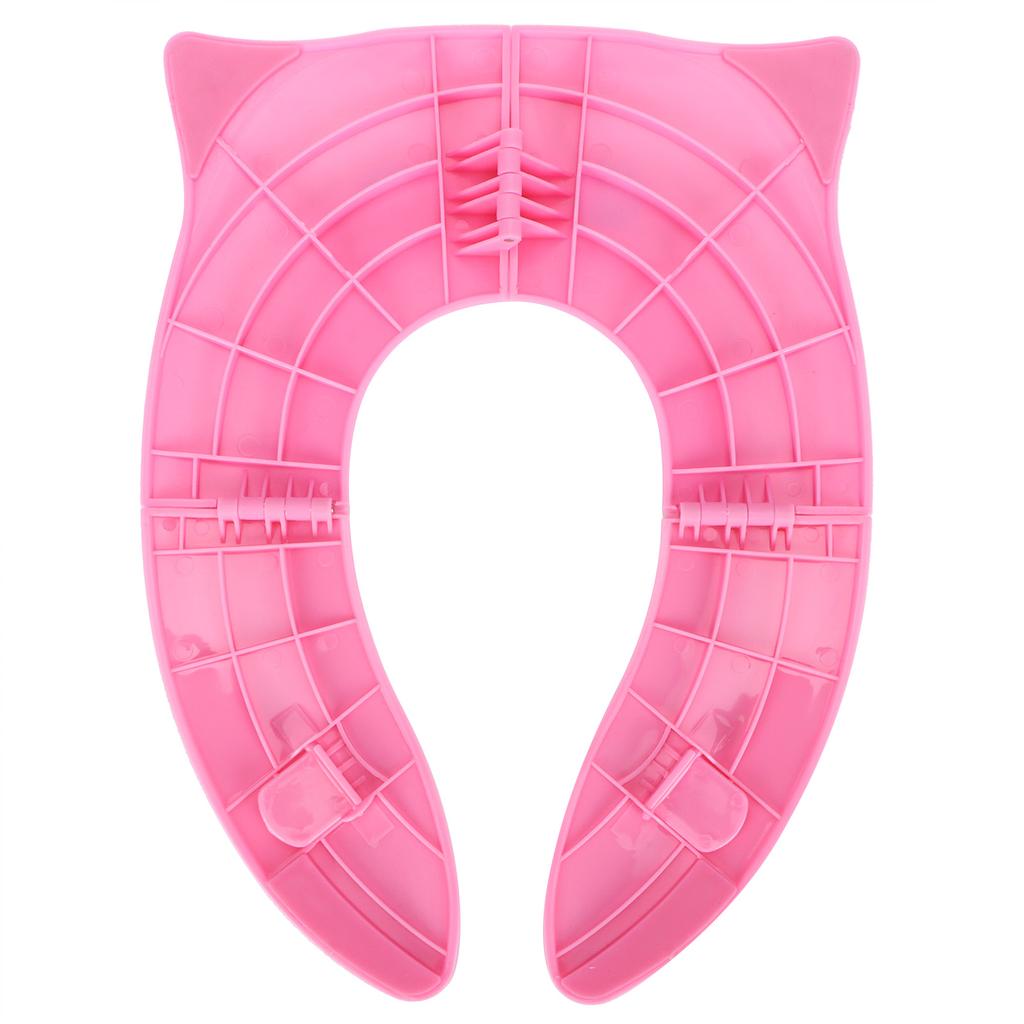 Folding Potty Seat Pad Portable Baby Toddler Toilet Training Seat Non Slip Pad for Travel(Green )