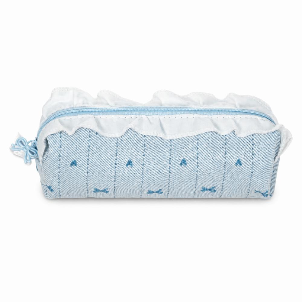 Ballet Pen Bag Bow Embroidery Stationery Bag Kawaii Stationery Organizer  Students