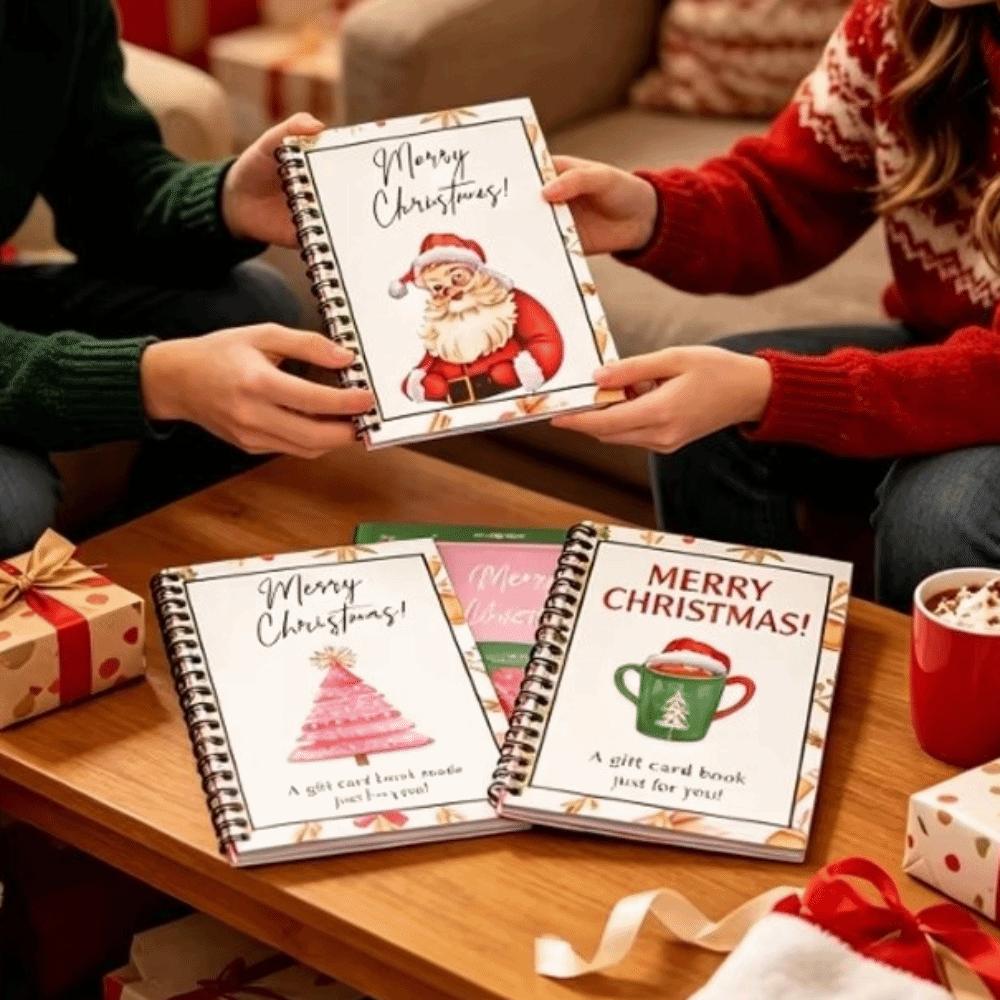 Surprises on Every Page Holiday Gift Card Organizer  Festival Christmas Gifts
