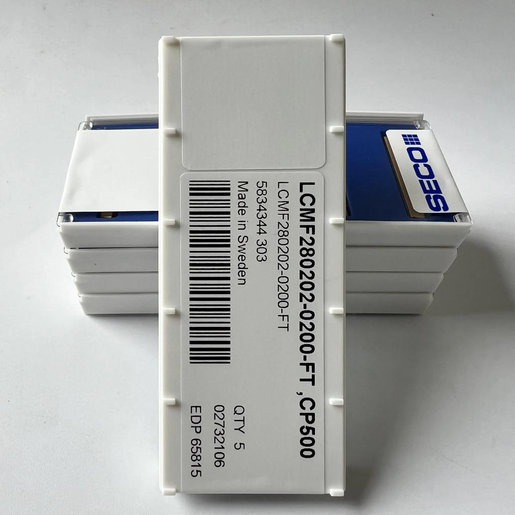 LCMF280202-0200-FT, CP500 / Industrial indexable Carbide Inserts 10 Pcs