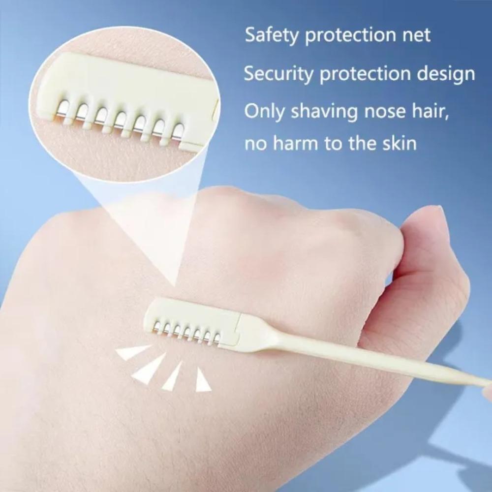 Multi 360° Nose Hair Trimmer 2 in 1 Design Can Be Used for Nose Hair Trimming Tail Can Be Used for Ear Cleaning Removal Scraper