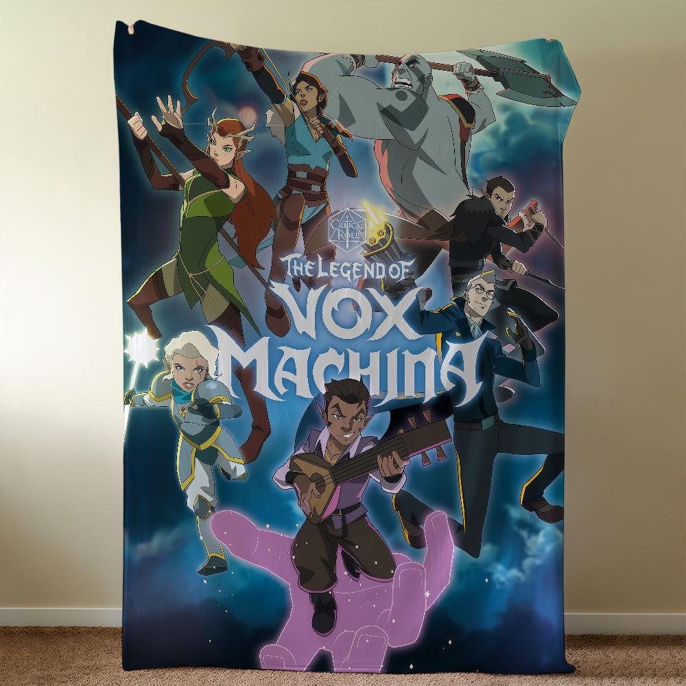 L-LegendS-ES V-Vox M-MachinaS Плед-накидка Суперуютный Плюшевый для Гостиной Дивана Диванчика Детские Подарки на День Рождения