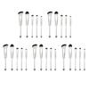 25X Beadable Makeup Brushes Silicone Beads DIY Makeup Cosmetic Brushes Beaded Brushes Kit For DIY