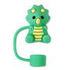 Reusable Drinking Dust Cap Dust-proof Straw Tips Cover Creative Silicone Straw Plug  Bottle