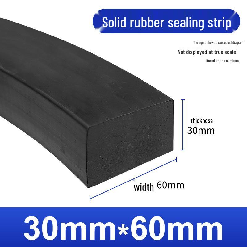 Nitrile Rubber Strip: Oil & Pressure-Resistant Shock Absorbing Glass Pad for Sealing & Joint Support