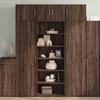 VidaXL Highboard Brown Oak 70x41x185 Cm Engineered Wood, Buffet, Cupboard, Sideboard, Cabinet, 3281693